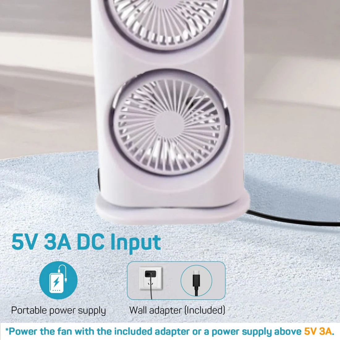 Double Ended Spray Fan, Cold Air, 2026